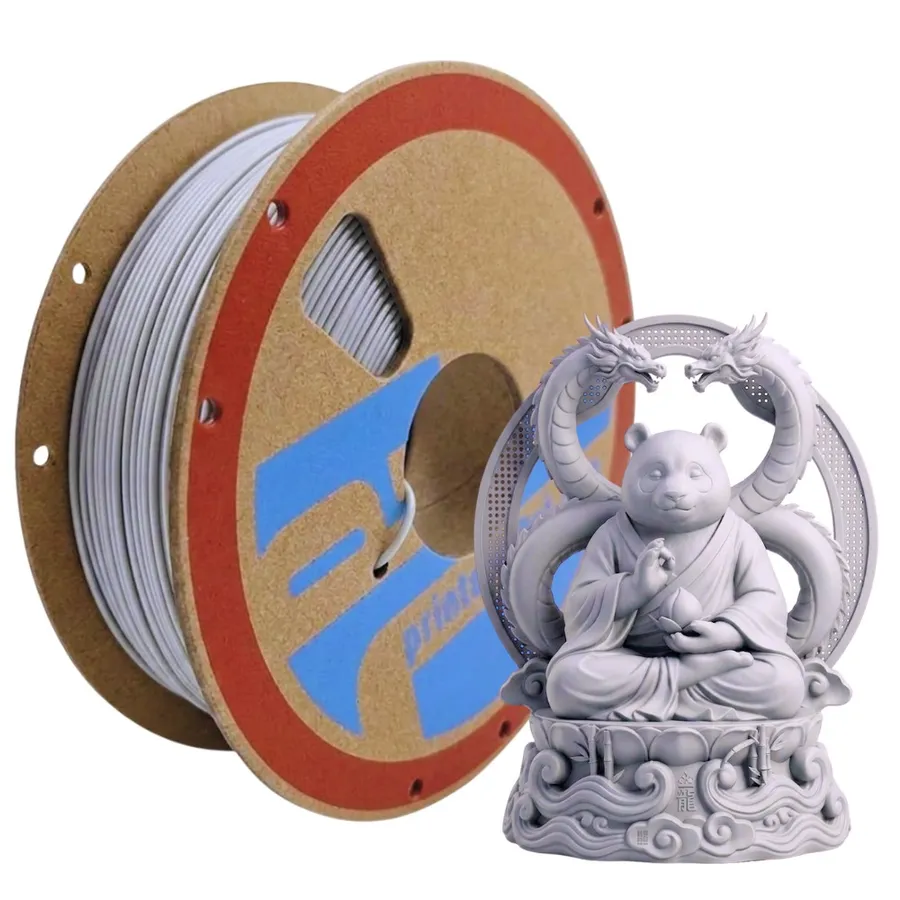 Filamento Impressão 3D PrintaLot PLA Cinza Claro 1kg
