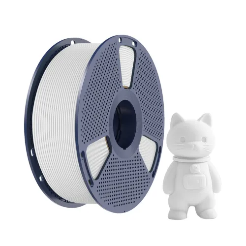 Filamento Impressão 3D Sunlu Pla Matte Fosco Branco 1kg