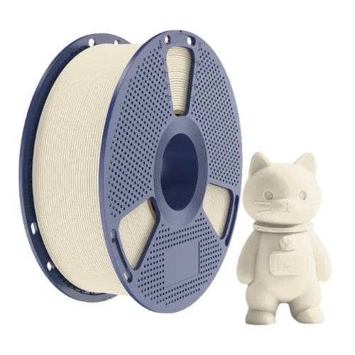 Filamento Impressão 3D Sunlu Pla Matte Fosco Branco Osso 1kg