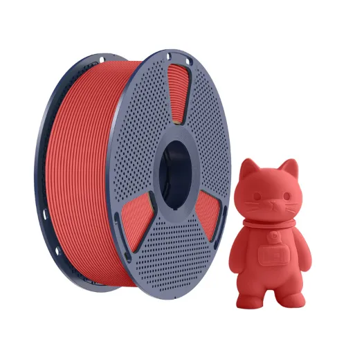 Filamento Impressão 3D Sunlu Pla Matte Fosco Vermelho 1kg