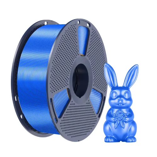 Filamento Impressão 3D Sunlu Pla+ Silk Azul 1kg