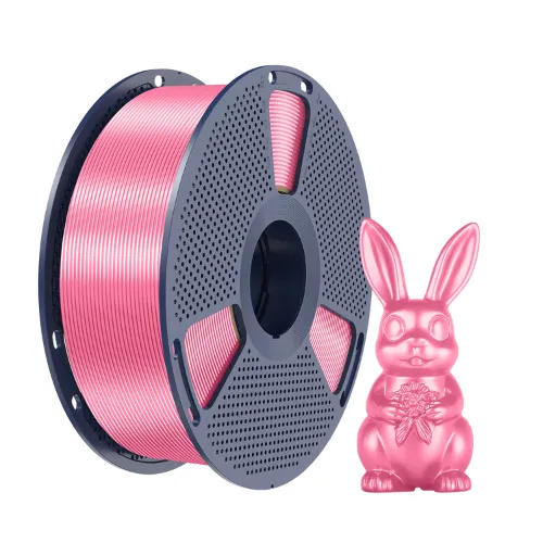 Filamento Impressão 3D Sunlu Pla+ Silk Rosa Pink 1kg