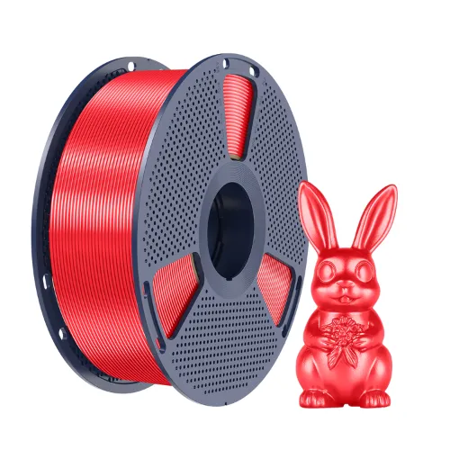 Filamento Impressão 3D Sunlu Pla+ Silk Vermelho 1kg