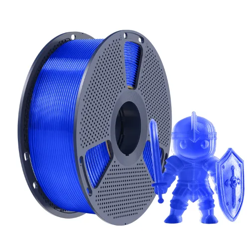 Filamento Impressão 3D Sunlu Pla Translucido Azul Oceano 1kg
