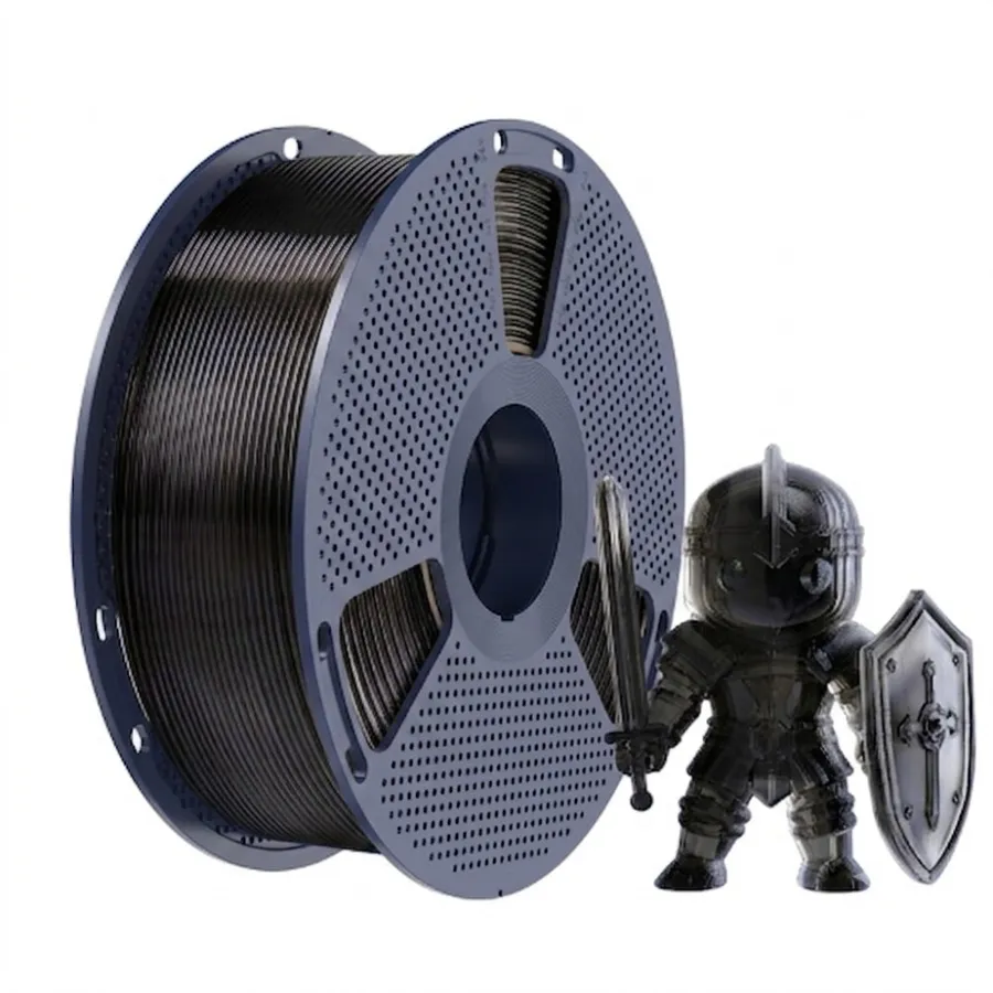 Filamento Impressão 3D Sunlu Pla Translucido Preto Neblina 1kg