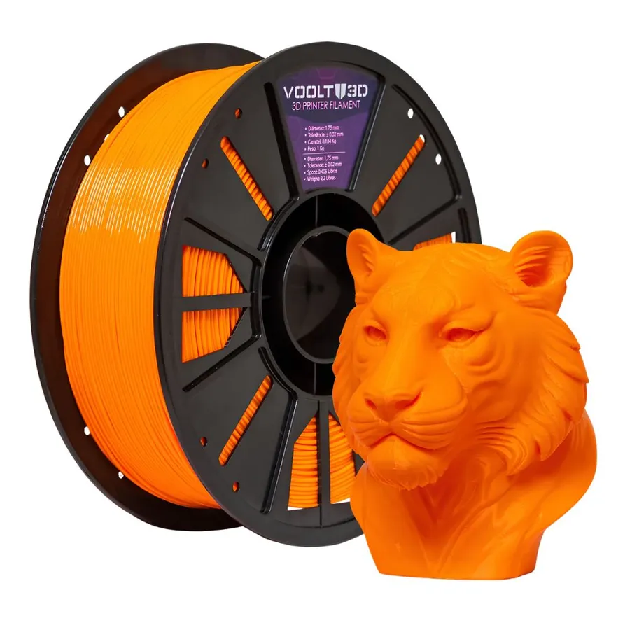 Filamento Impressão 3D Voolt Petg HF Laranja 1kg