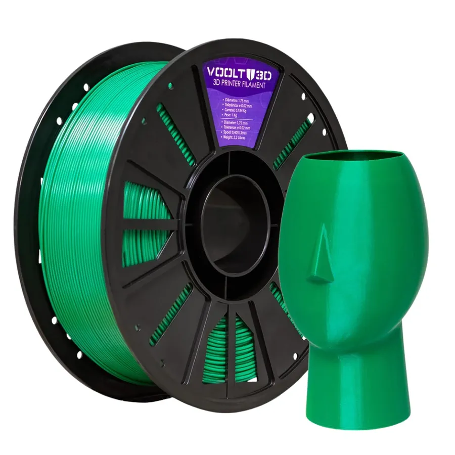 Filamento Impressão 3D Voolt Petg HF Verde 1Kg