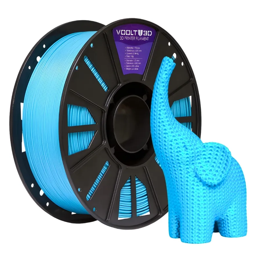 Filamento Impressão 3D Voolt Pla Azul Cyan 1Kg