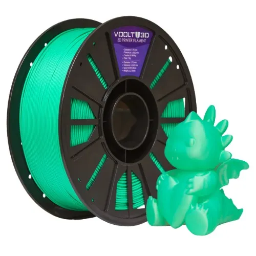 Filamento Impressão 3D Voolt Pla Velvet Verde Fosco 1Kg