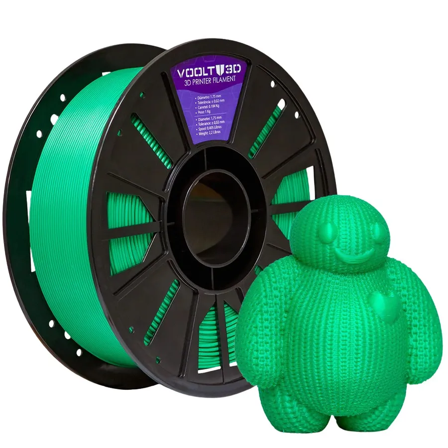 Filamento Impressão 3D Voolt Pla Verde 1Kg
