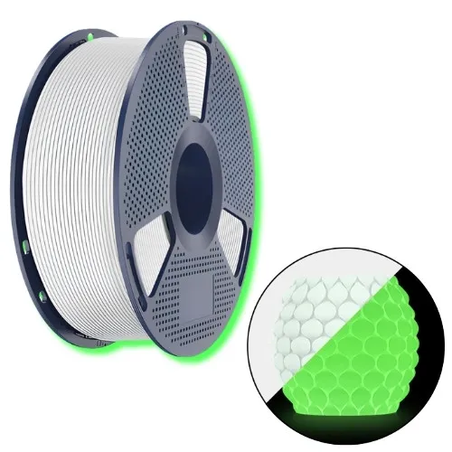 Sunlu Filamento Pla Luminoso Glow Branco-Verde 1kg